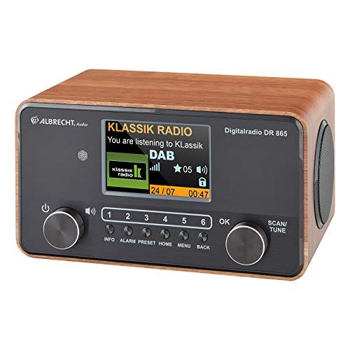 Albrecht DR 865 Seniorenradio, 27865, bedienerfreundliches DAB+/UKW...