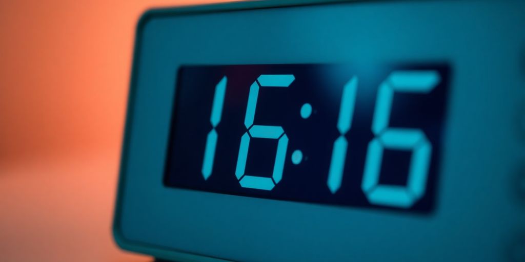Uhr mit gespiegelten Zahlen