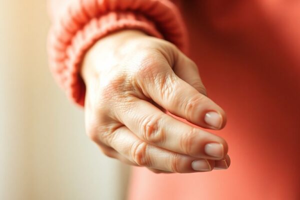 Ältere Hand hält jüngere Hand