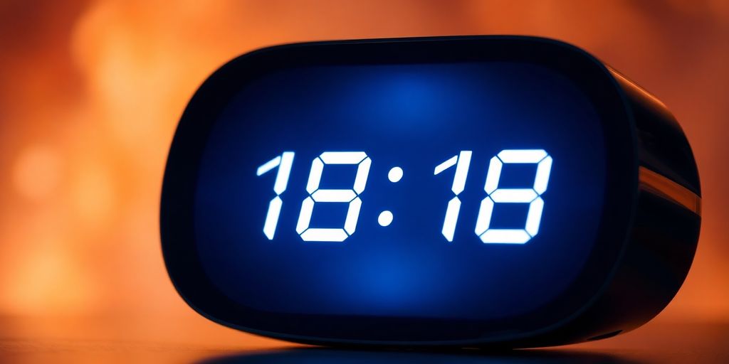 Uhr auf spirituellem Hintergrund